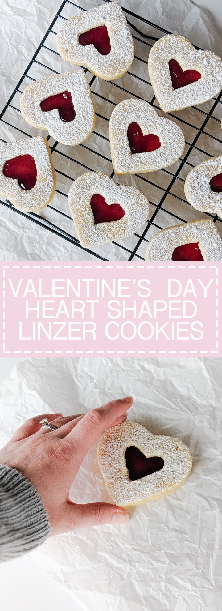 Lemon Raspberry Linzer Cookies - Valentine's Day Treats, yummy!