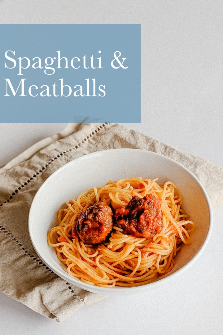 Spaghetti and Meatballs - Yum! Classic comfort food!